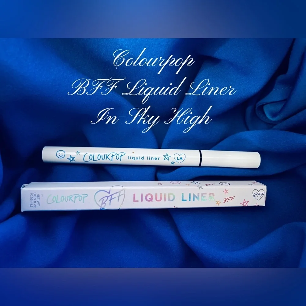 BFF Liquid Liner Brush Tip Eyeliner Pen in Sky High